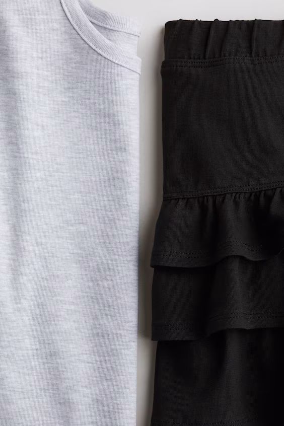 Комплект из 2 предметов из хлопкового джерси