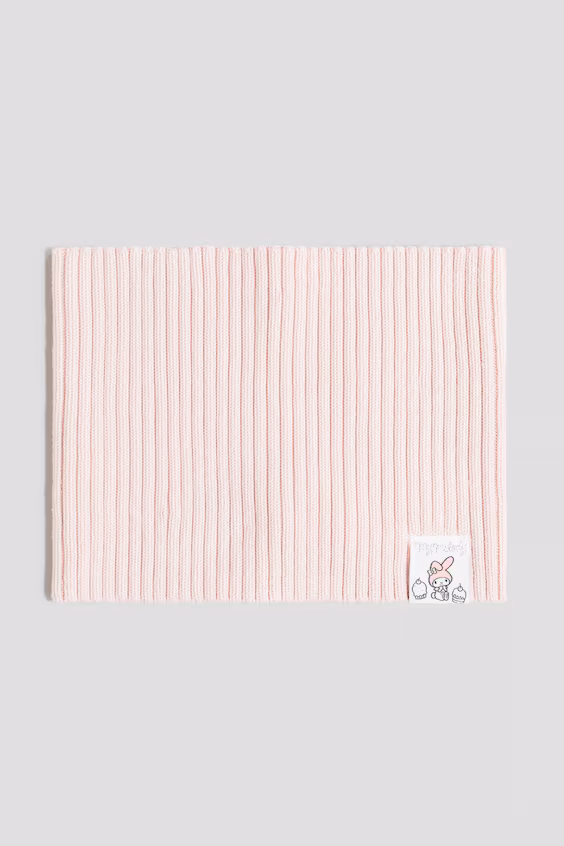 Трубчатый шарф из рубчиковой ткани