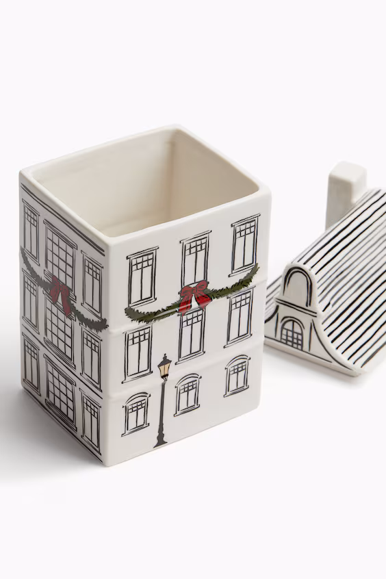 Рождественская коробка из фарфора