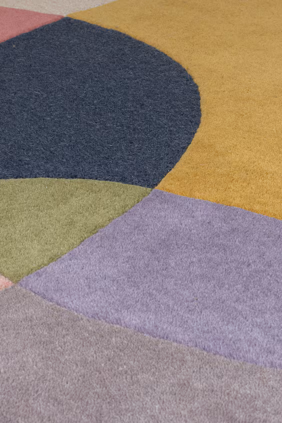 Ковер glow wool modern