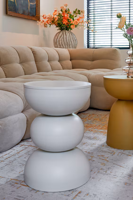 Металлический боковой столик