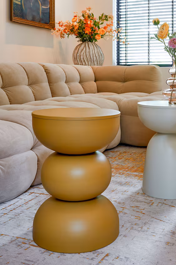 Металлический боковой столик