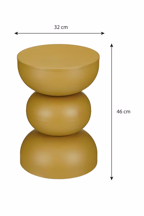 Металлический боковой столик