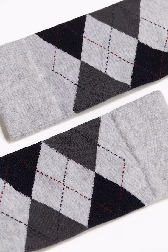 Носки с узором