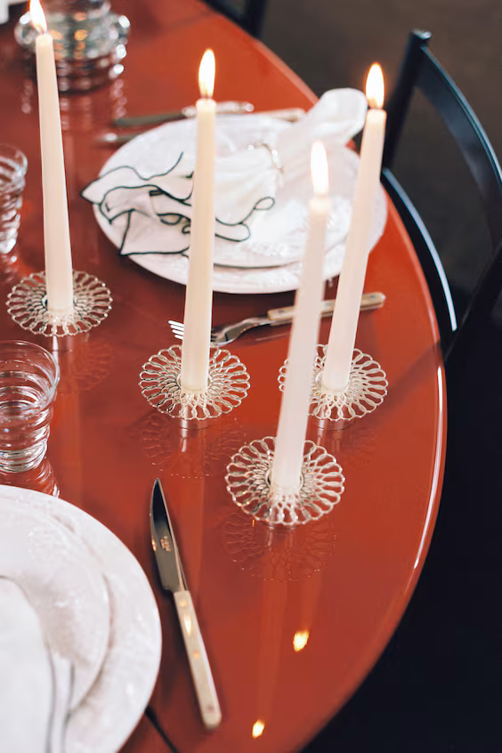 Комплект из 6 конических свечей