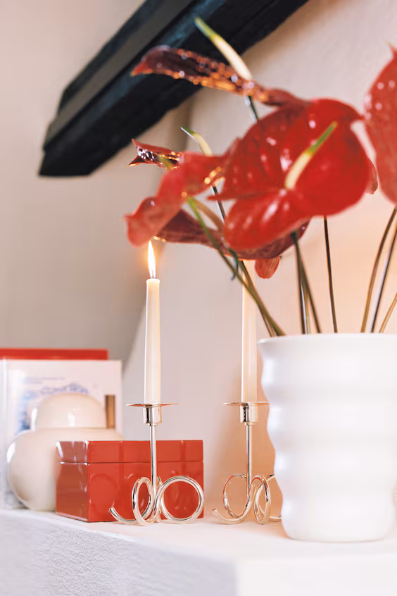 Комплект из 6 конических свечей