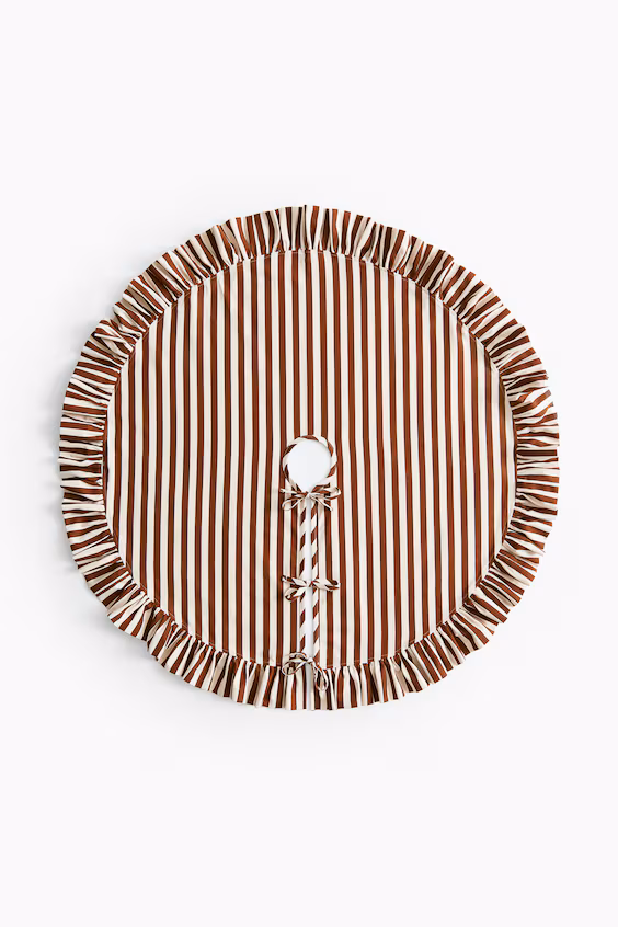 Юбка для ёлочного дерева с оборкой