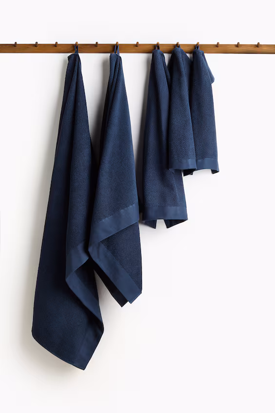 Набор из 2 полотенец для гостей из турецкого хлопка