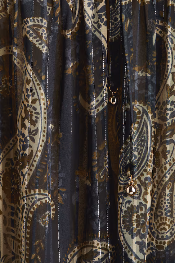 Шифоновое платье h&m