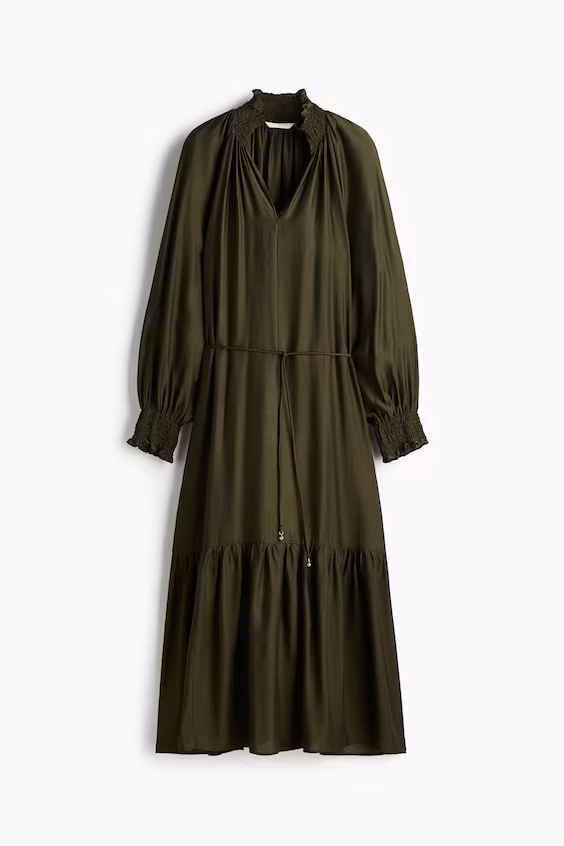 Платье с зап gathers h&m