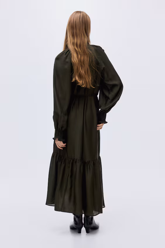 Платье с зап gathers h&m