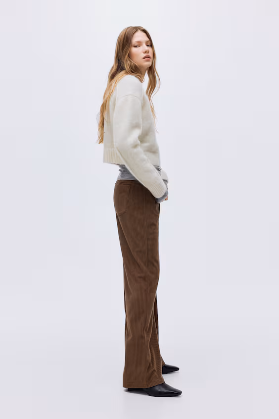 Брюки из вельветового рубчика