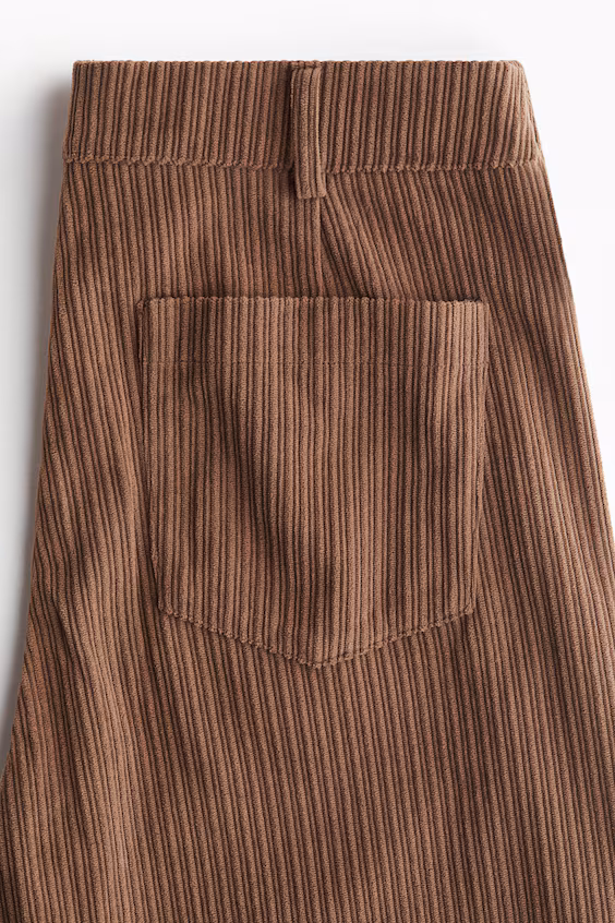 Брюки из вельветового рубчика