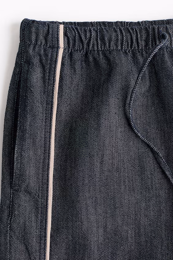 Джинсы с завязкой