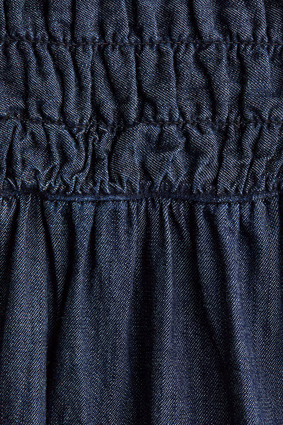 Круглая джинсовая юбка