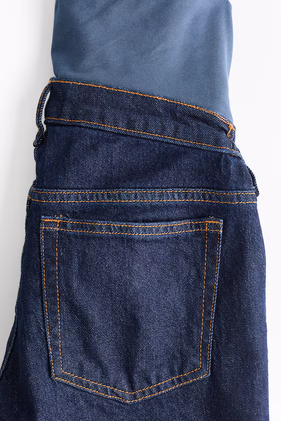 Джинсы прямого кроя mama