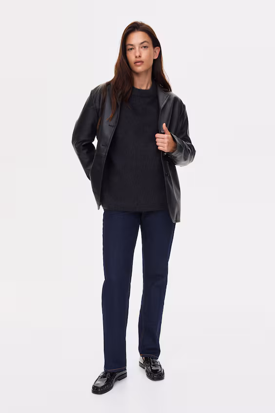 Джинсы прямого кроя mama