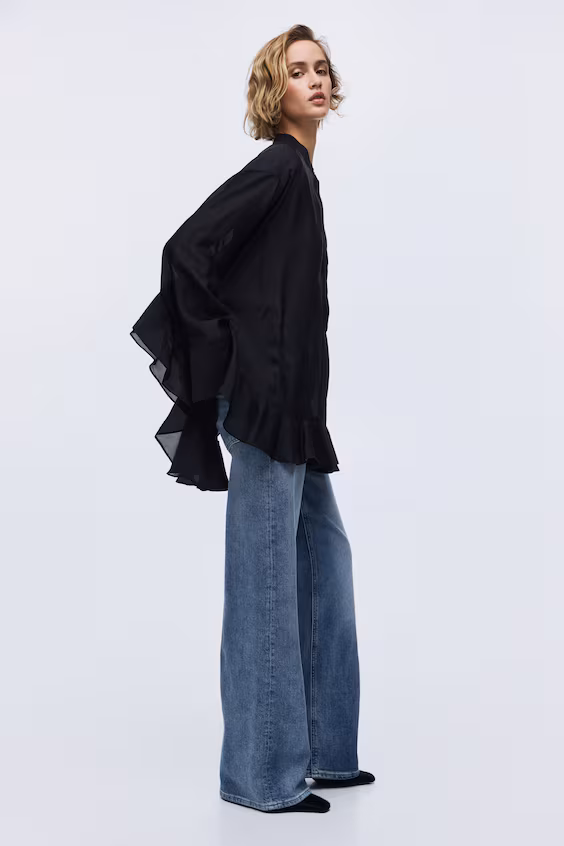 Блузка с оборками h&m