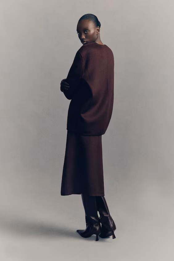 Юбка-карандаш из шерсти