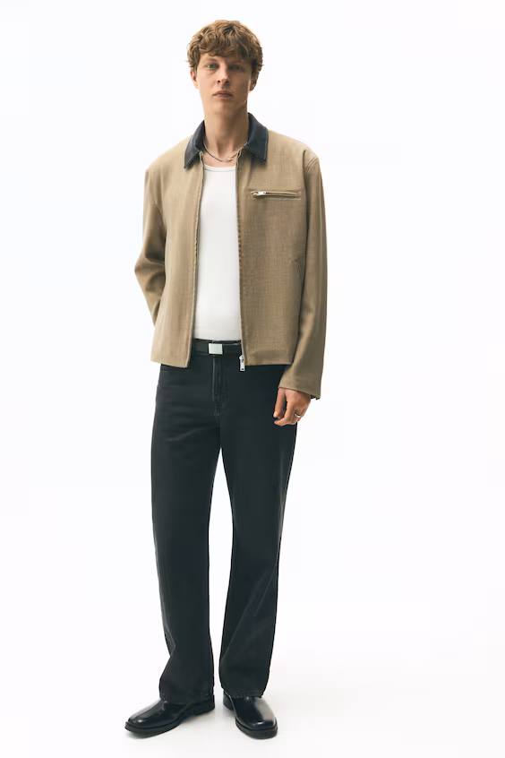 Пальто с обычным воротником regular fit