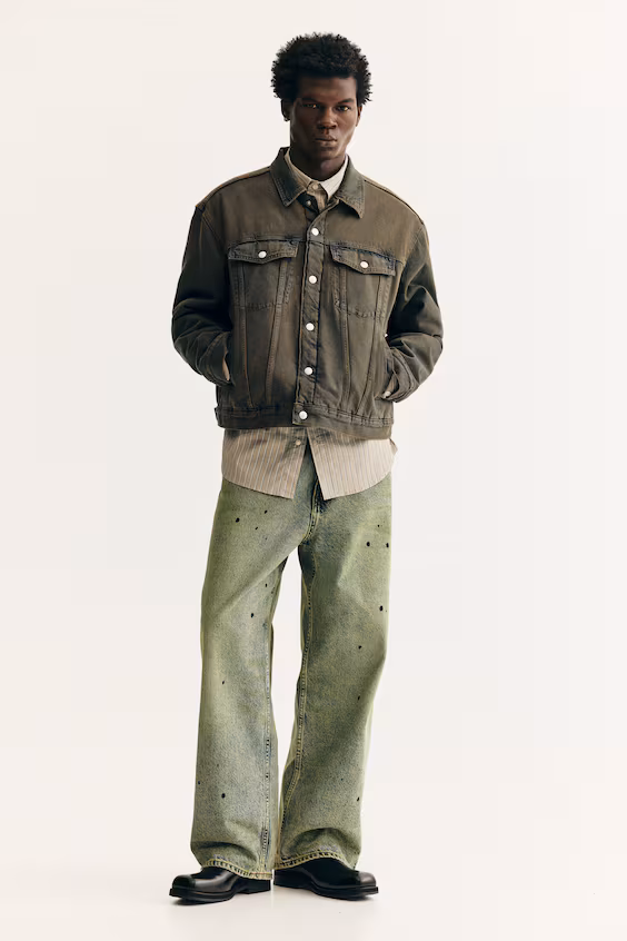 Джинсовое пальто loose fit