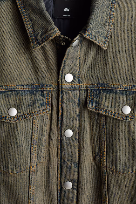 Джинсовое пальто loose fit