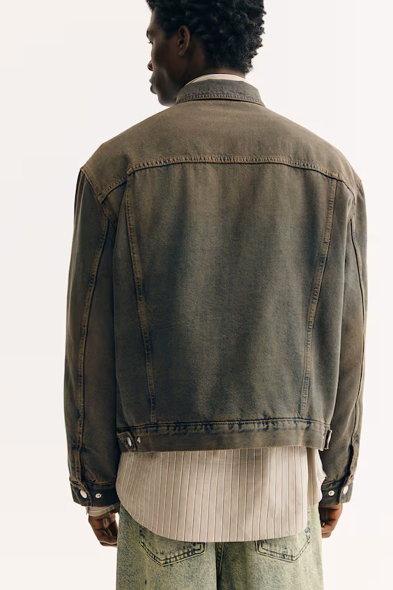 Джинсовое пальто loose fit