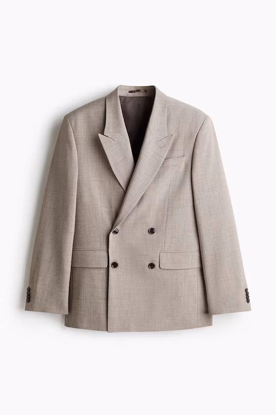 Блейзер приталенного покроя с комфортной подгонкой h&m