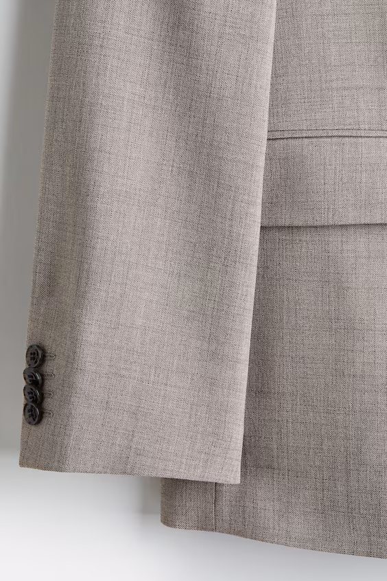 Блейзер приталенного покроя с комфортной подгонкой h&m