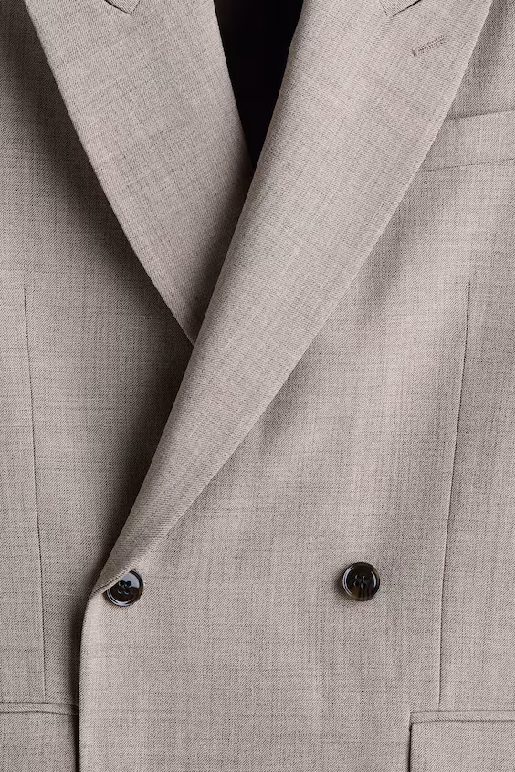 Блейзер приталенного покроя с комфортной подгонкой h&m