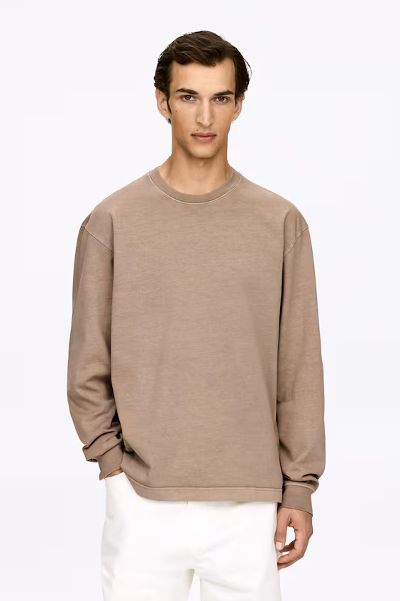 Футболка с длинным рукавом h&m