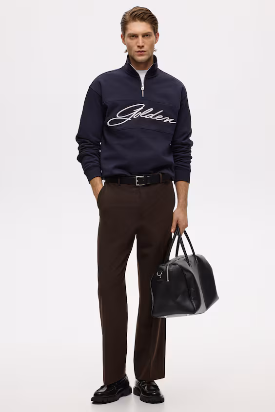 Брюки свободного кроя