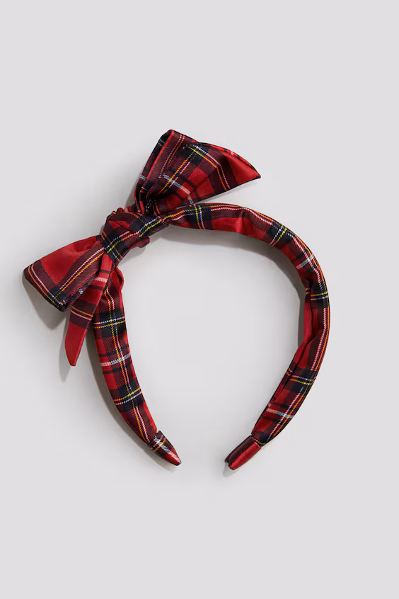 Ободок с бантом