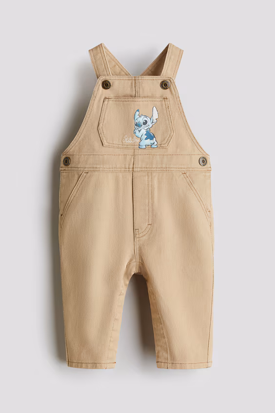 Женский комбинезон из саржи с узором