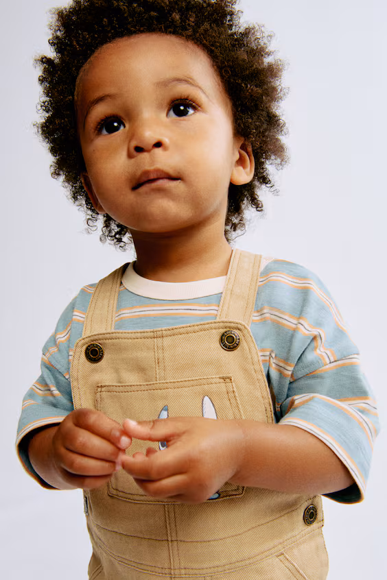 Женский комбинезон из саржи с узором