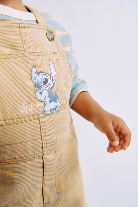 Женский комбинезон из саржи с узором