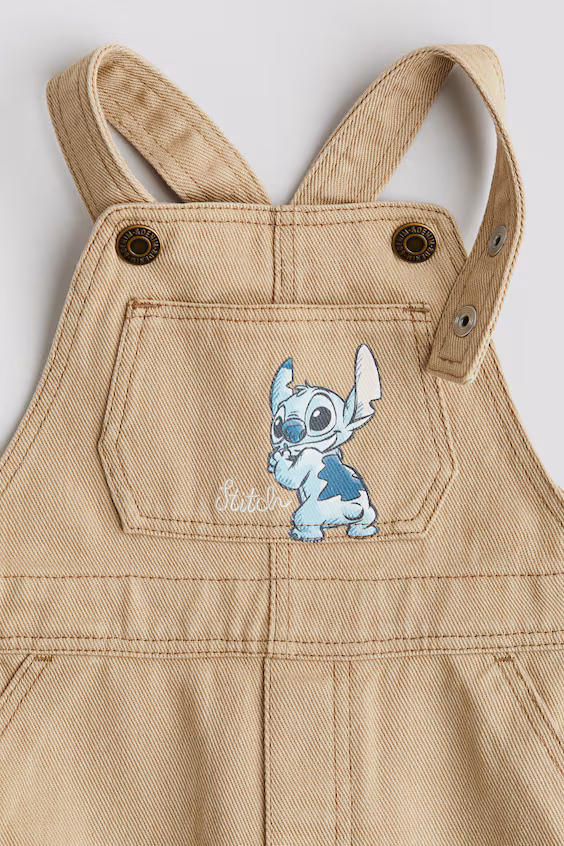 Женский комбинезон из саржи с узором