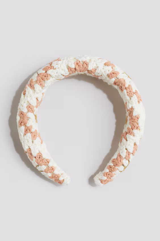 Ободок, обтянутый кружевом