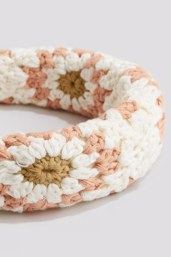 Ободок, обтянутый кружевом