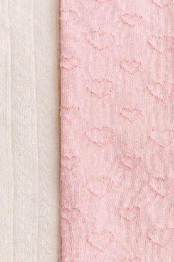 Набор из 2 пар колготок из тонкой вязаной ткани