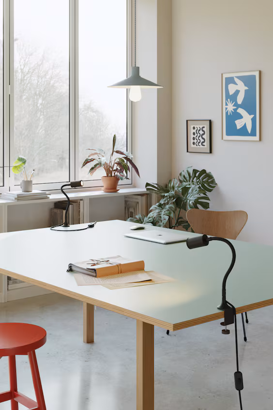 Настенный светильник с регулируемым светом и зажимом