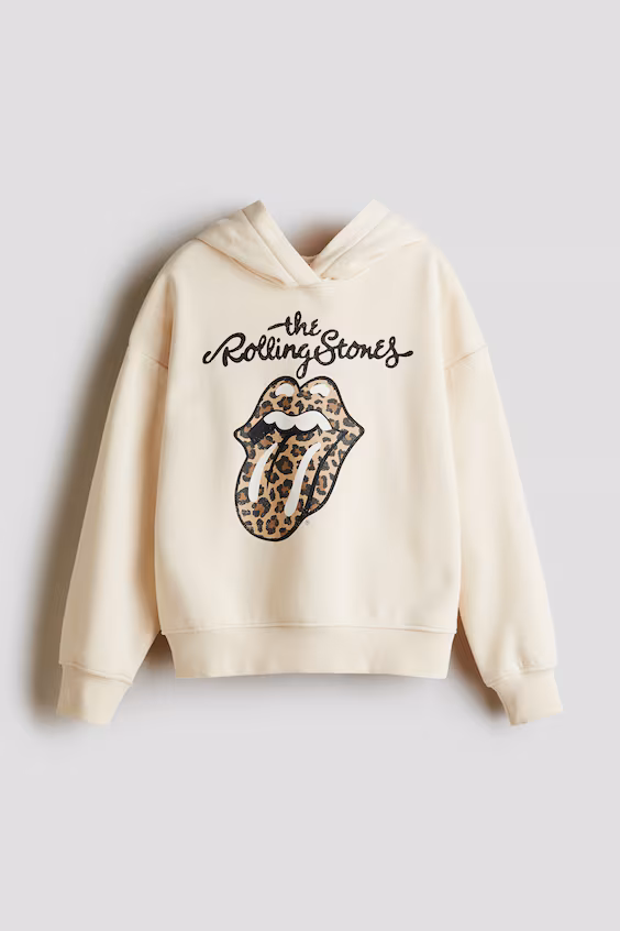 Толстовка с капюшоном и узором