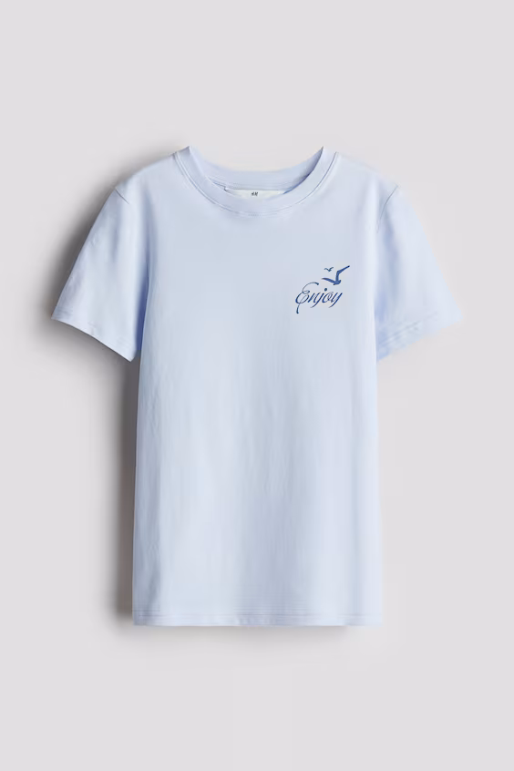 Футболка с принтом h&m