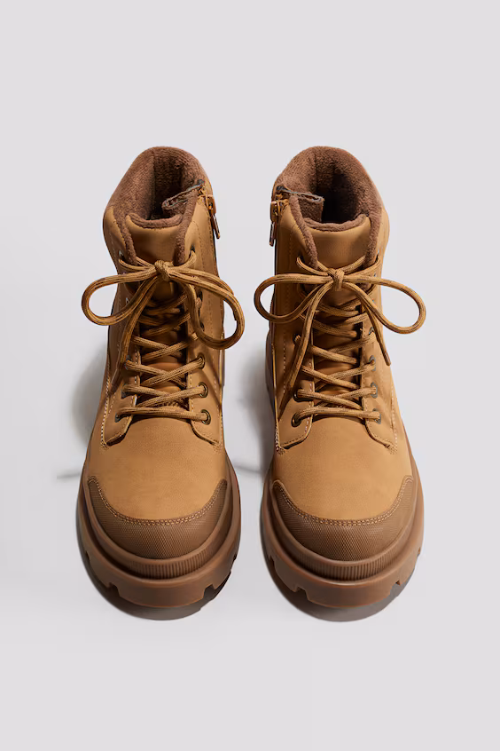 Ботинки h&m влагозащитные bege