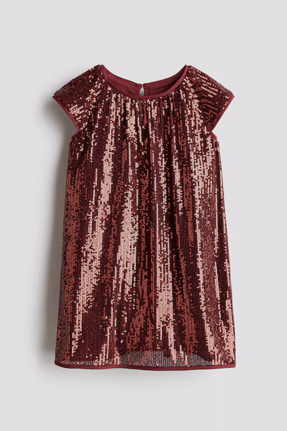 Платье с пайетками h&m