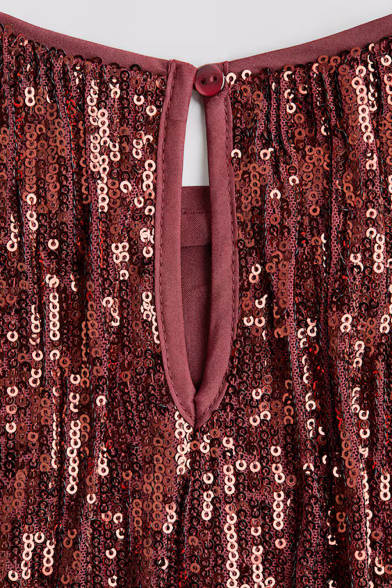 Платье с пайетками h&m