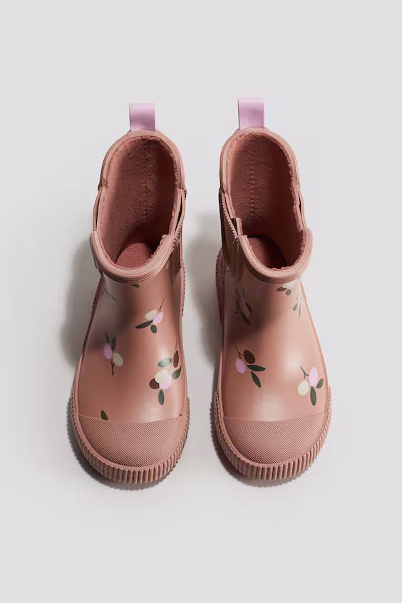 Резиновые сапоги с подкладкой из микрофлиса