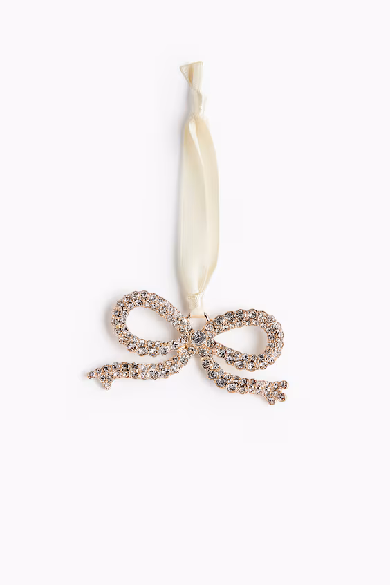 Украшение для новогодних праздников в форме банта