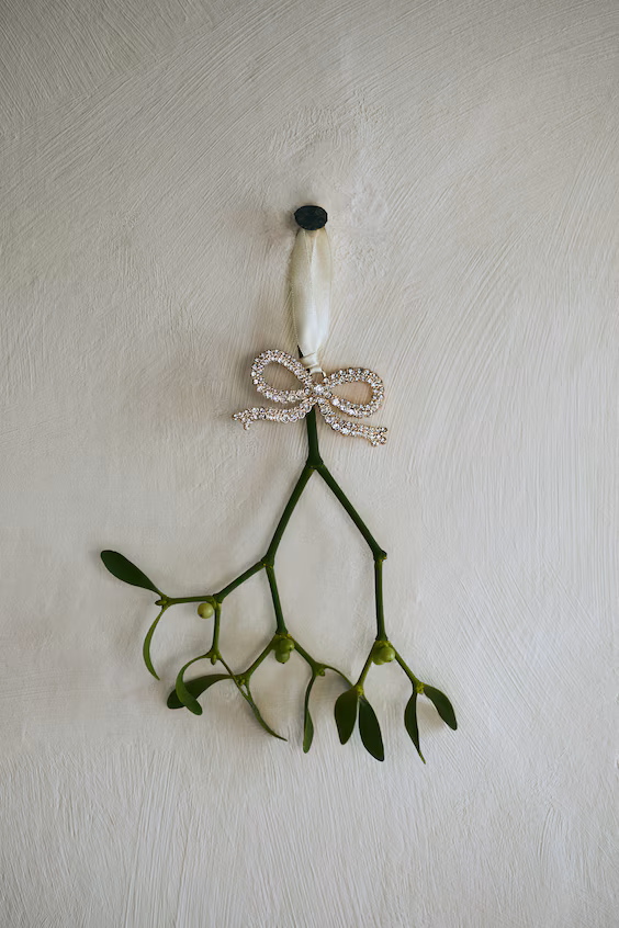 Украшение для новогодних праздников в форме банта