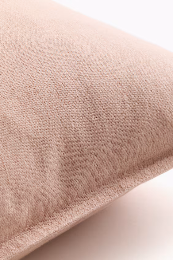 Подушка-чехол из смеси льна